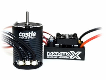 Combo: Mamba X Sensored ESC mit 1406-1900KV Crawler Motor