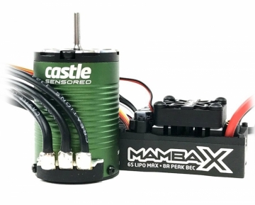 Combo: Mamba X SCT ESC mit 1410-3800KV Sensored Motor