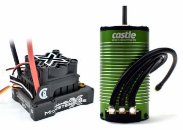 Brushless Combo: Mamba Monster X ESC mit 1717-1260KV Sensored Motor