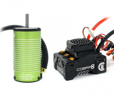 Combo Cobra 8 2-6S ESC   1515-2200kV Sensored Motor