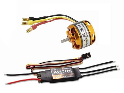 Brushless Set AL28-14 & AVICON 20A Regler