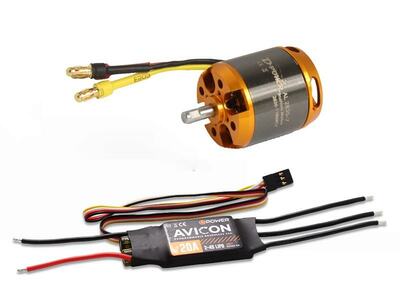 Brushless Set AL2835-7 & AVICON 20A Regler