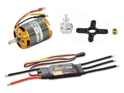 Brushless Set AL35-08 & AVICON 50A Regler