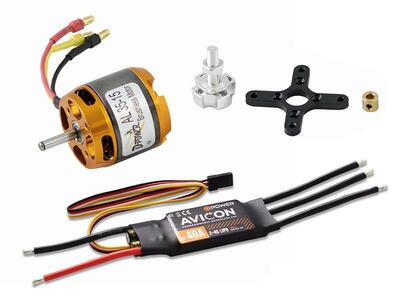 Brushless Set AL35-15 &  AVICON 40A Regler