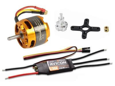 Brushless Set AL3530-10 & AVICON 30A Regler