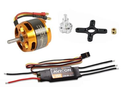 Brushless Set AL3530-12 & AVICON 20A Regler