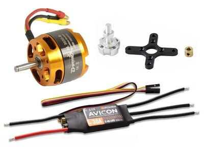 Brushless Set AL3530-8 & AVICON 30A Regler