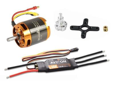 Brushless Set AL3542-5 & AVICON 50A Regler