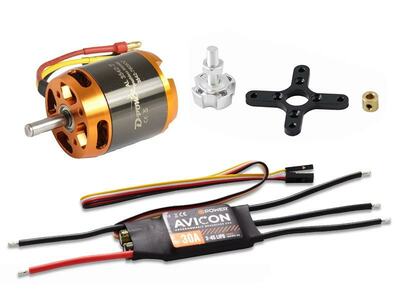 Brushless Set AL3542-7 & AVICON 30A Regler