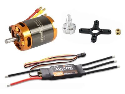 Brushless Set AL3548-4 & AVICON 50A Regler