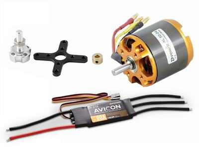 Brushless Set AL50-04 & AVICON 80A Regler