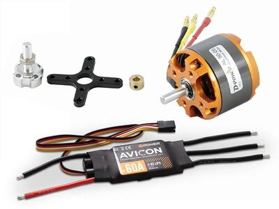 Brushless Set AL50-05 & AVICON 60A Regler