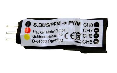 S.BUS/PPM->PWM Converter CH5-8