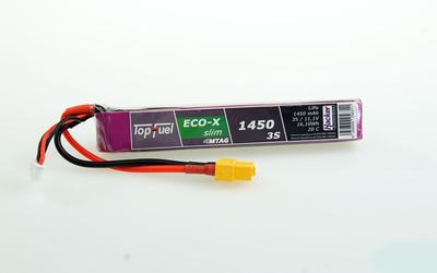 TopFuel LiPo ECO-X 1450mAh 3S 20C Slim MTAG