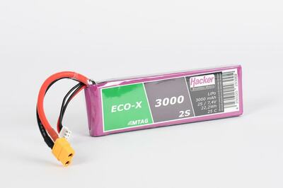 TopFuel LiPo ECO-X 3000mAh 2S 25C MTAG