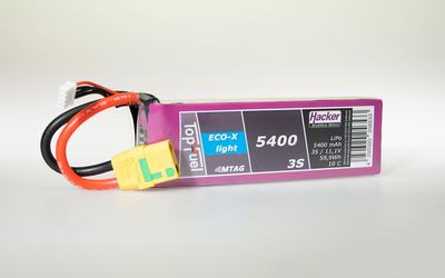 TopFuel LiPo ECO-X Light 5400mAh 3S 10C MTAG
