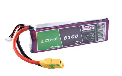 TopFuel LiPo ECO-X 6100mAh 2S 30C MTAG