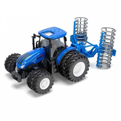 Traktor mit Zwillingsräder und Planierer (RC RTR, Maßstab 1:24)