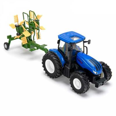 Traktor mit Heuwender (RC RTR, Maßstab 1:24)