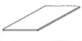 SSS-203 Polystyrolplatten rot (2 Stück)