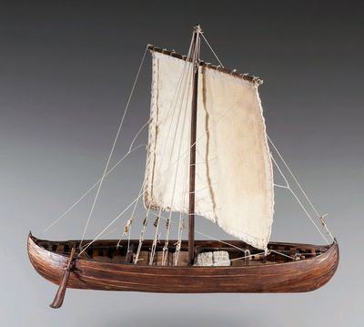 Knarr Wikingerschiff 1:72 Baukasten