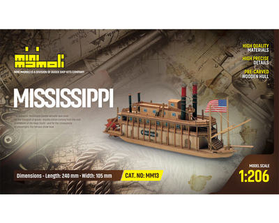 Mississippi Bausatz (1:206)