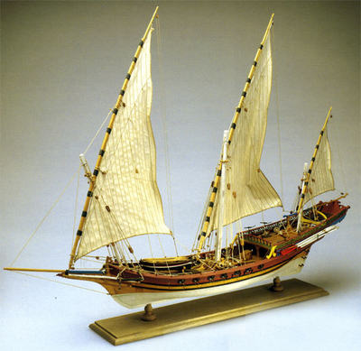 Sciabecco Piratenschiff 1753 Baukasten