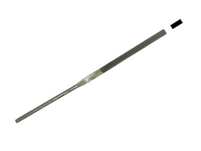 Nadelfeile ohne Griff, flach parallel  140 mm