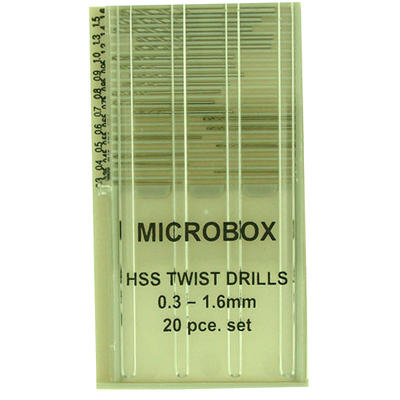 Microbox Bohrer Set (20) 0.3-1.6mm