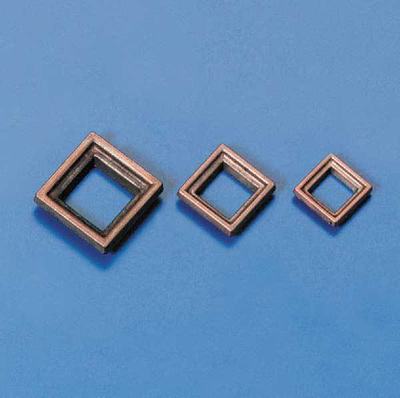 Stückpfortenrahmen Metall 8x8mm (10 Stück)