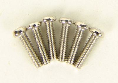 Rundkopf-Schraube 2x8mm  (6 Stück)