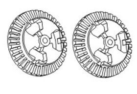 Differential Tellerrad 38 Zähne (2 Stück)