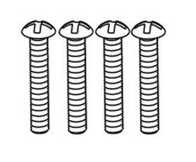 Linsenkopfschraube M3x18mm (4 Stück)