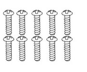 Linsenkopfschraube 2,6x10mm selbstschneidend (10 Stück)