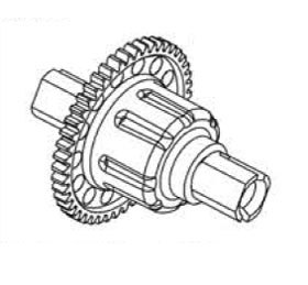 Differential mitte komplett 46 Zähne Kunststoff