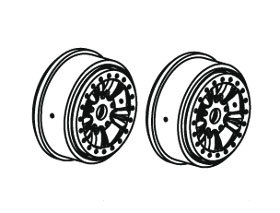 Felgen Short Course Truck (2 Stück)