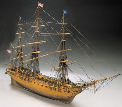 USS Constitution kpl. Baukasten