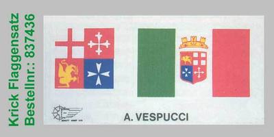 Flaggensatz Am. Vespucci 1:100