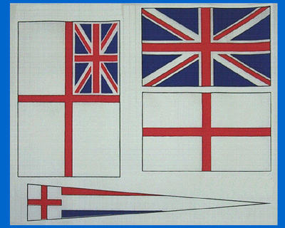 Flaggensatz HMS Victory 1:98