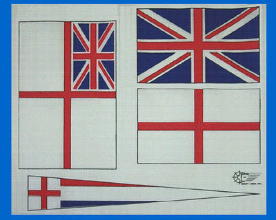 Flaggensatz HMS Victory 1:78