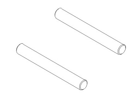Querlenkerstifte vorne oben (2 Stück)