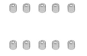 Schrauben M3x3mm (10 Stück)