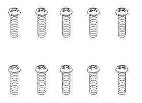 Schrauben BT 2,5x12mm BH (10 Stück)