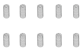 Schrauben M3x5mm (10 Stück)