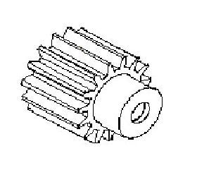 Metallzahnrad 17 Zähne EP (2 Stück)