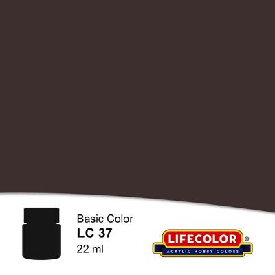 Matt Schwarzbraun Acryl Farbe (22ml)