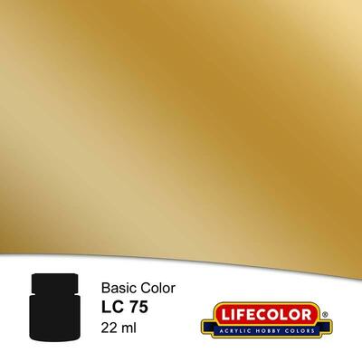 Glänzend Gold Acryl Farbe (22ml)