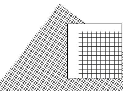 Kunststoffplatte PVC Diagonal Quadrat Struktur 0,32x185x290 mm