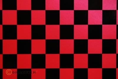 Orastick Fun3 perlmutt rot schwarz (Breite 600 mm, 10m Rolle)