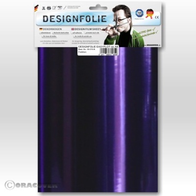 Designfolie chrom violett (ca. A4)